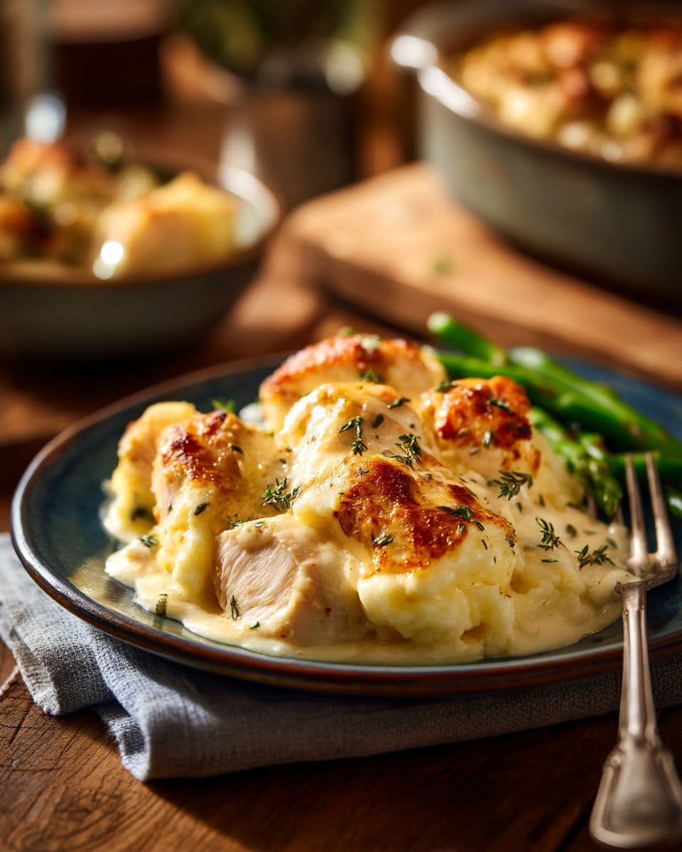 Creamy Low Carb Chicken Casserole