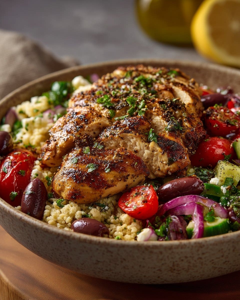 Greek Chicken Bowls
