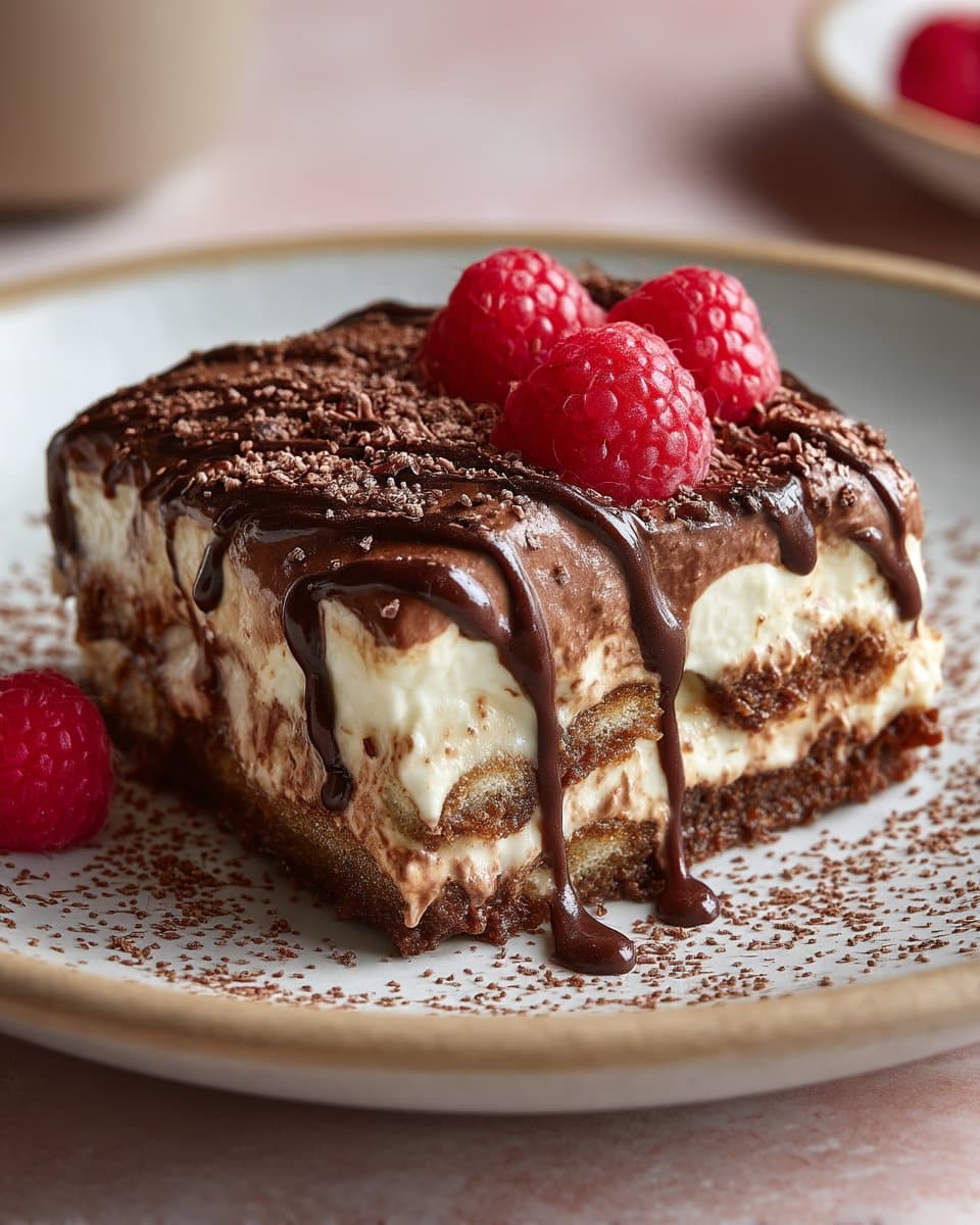 Hot Chocolate Lasagna