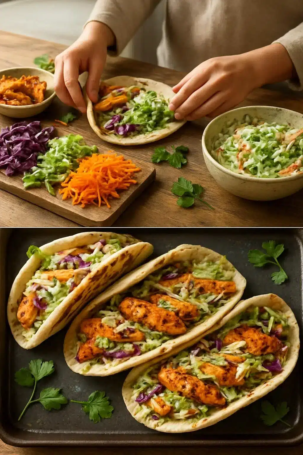 Sheet Pan Chicken Pitas