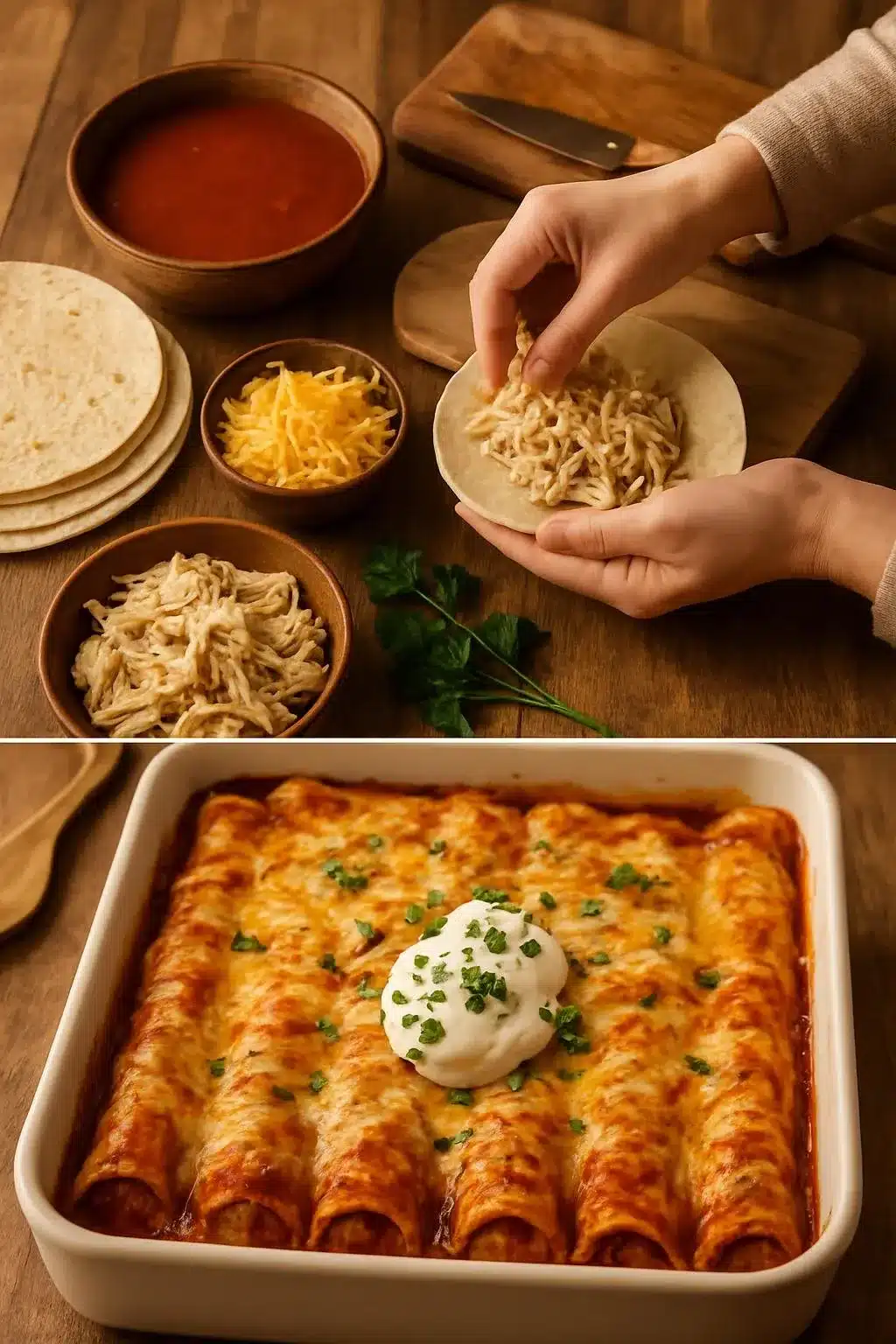 Ultimate Quick and Easy Chicken Enchiladas