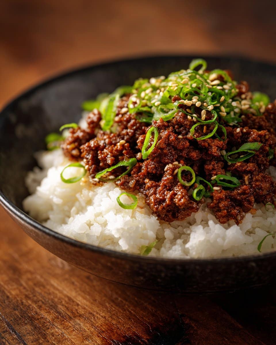 Korean Ground Beef Bowl