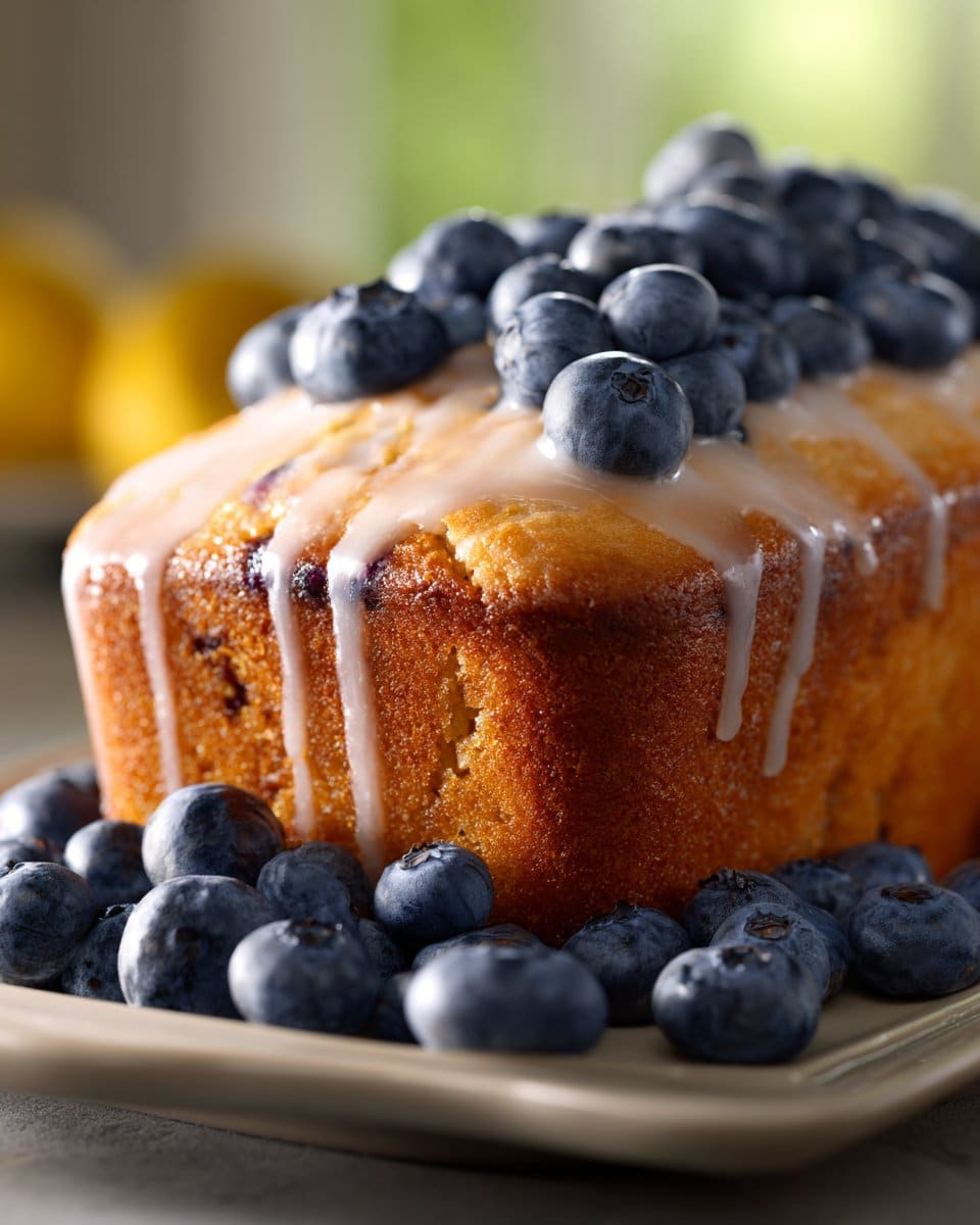 Sourdough Blueberry Lemon Quick Bread