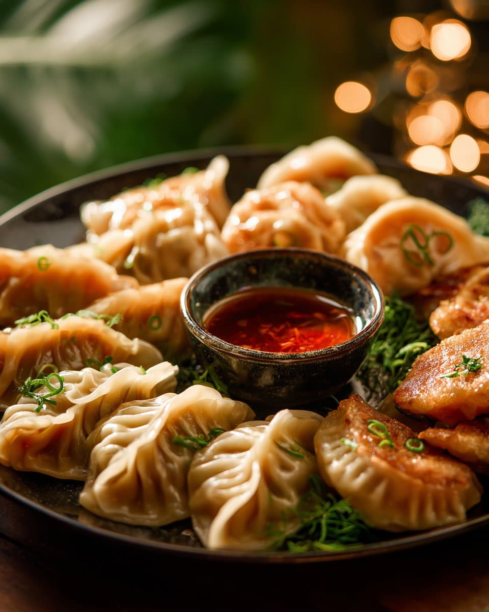 Chicken Potstickers (Pan Fried Dumplings)