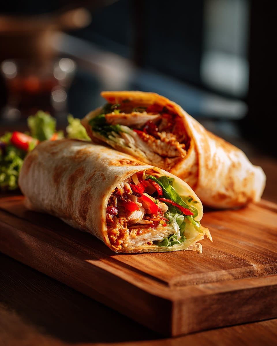 Sweet Chili Chicken Wraps: Easy 20-Minute Lunch or Dinner