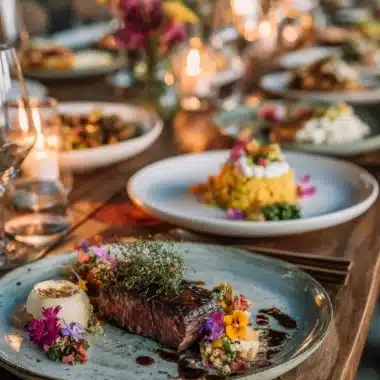 Plate of Lemon Herb Chicken with roasted sweet potatoes and broccoli