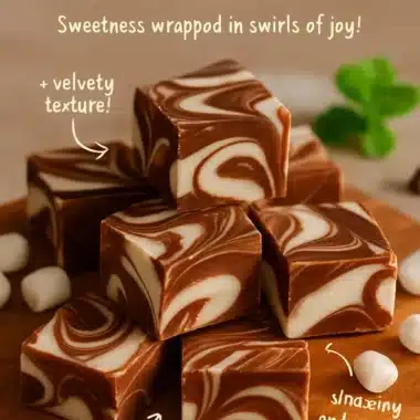 Delicious homemade marshmallow swirl fudge with rich flavors and smooth texture