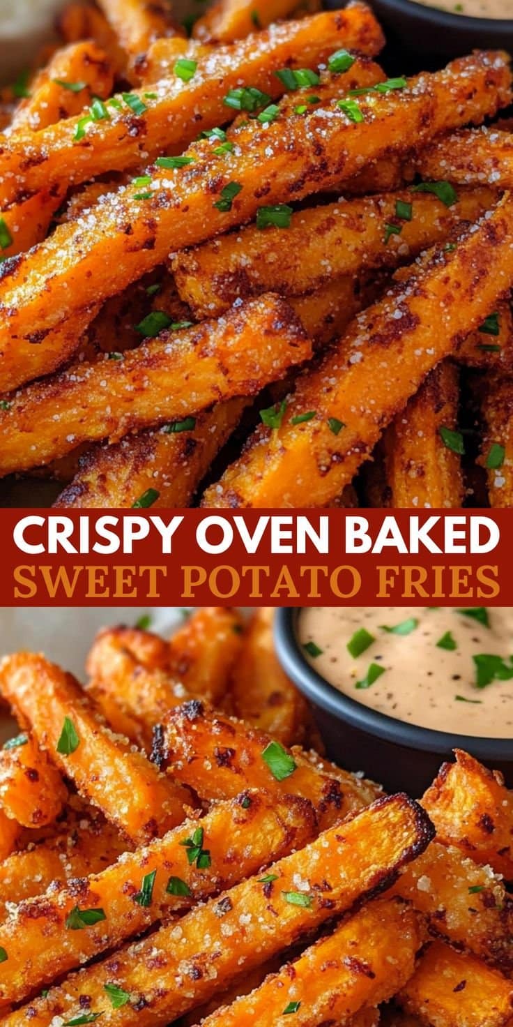 Crispy Oven Baked Sweet Potato Fries