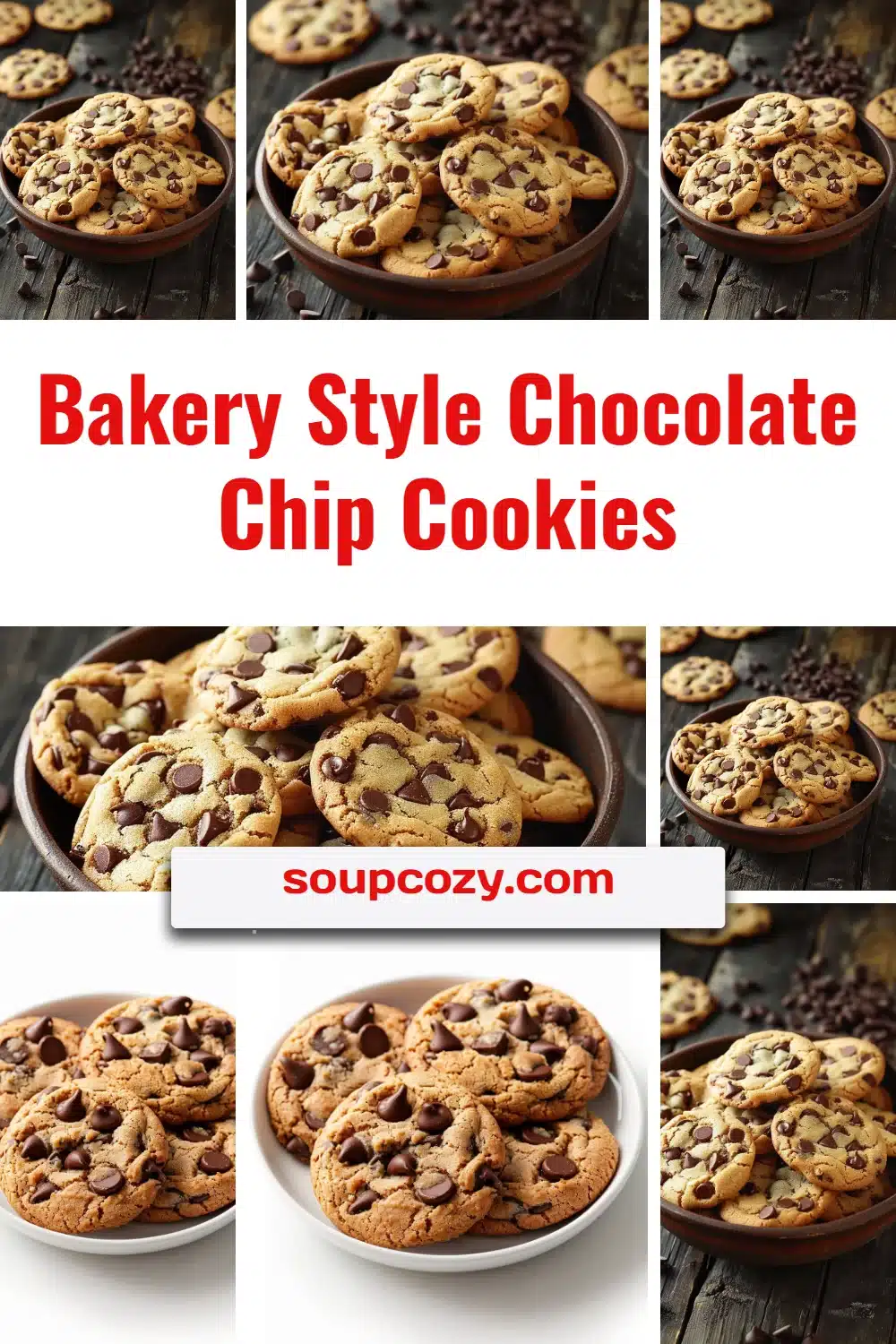 Bakery Style Chocolate Chip Cookies