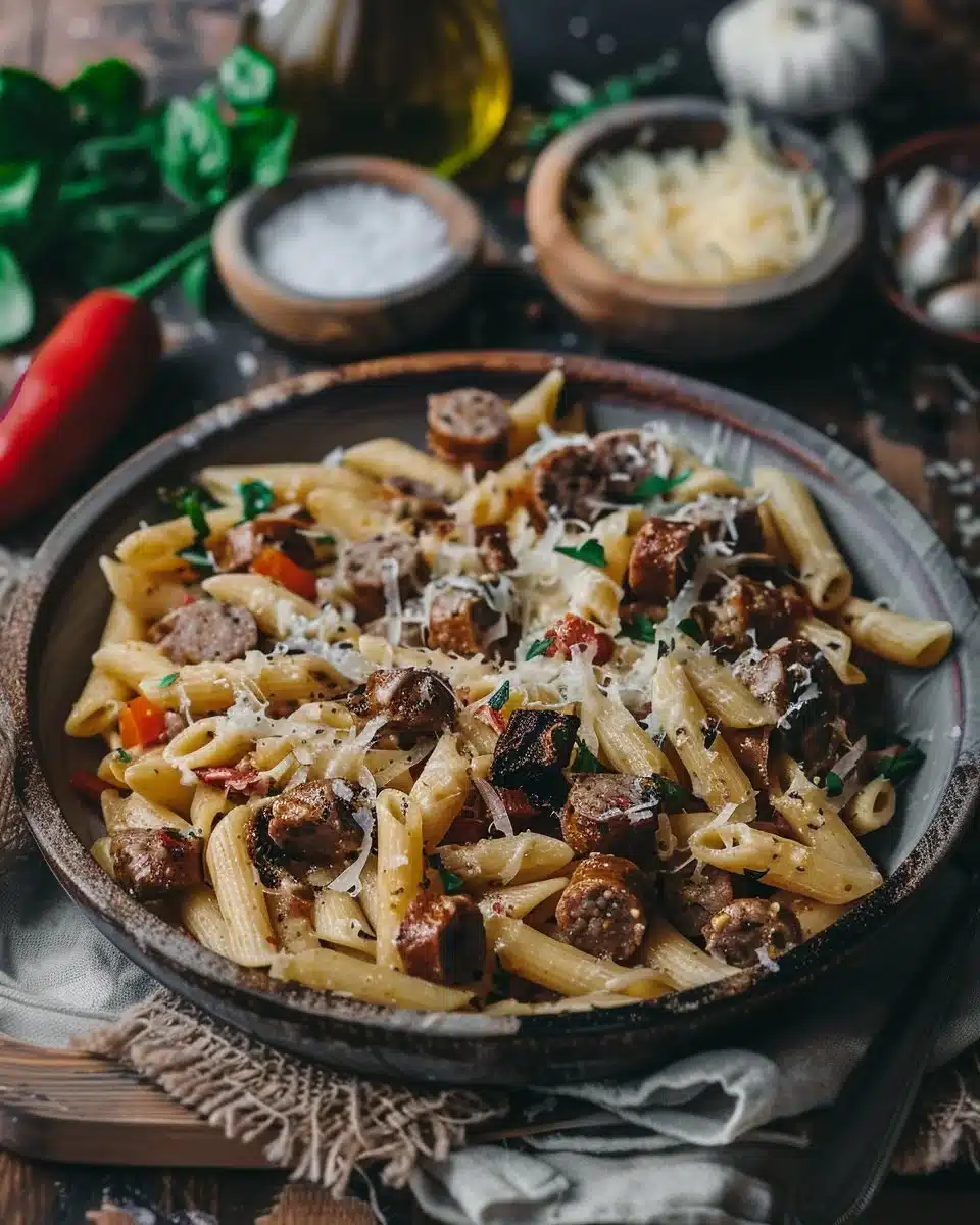 Cajun Sausage Pasta