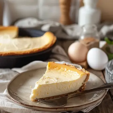 Delicious homemade cheesecake topped with fresh berries
