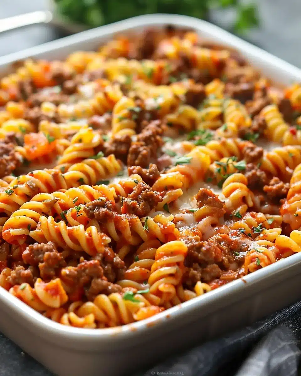 Creamy Rotel Pasta with Ground Beef for Cozy Weeknight Dinners