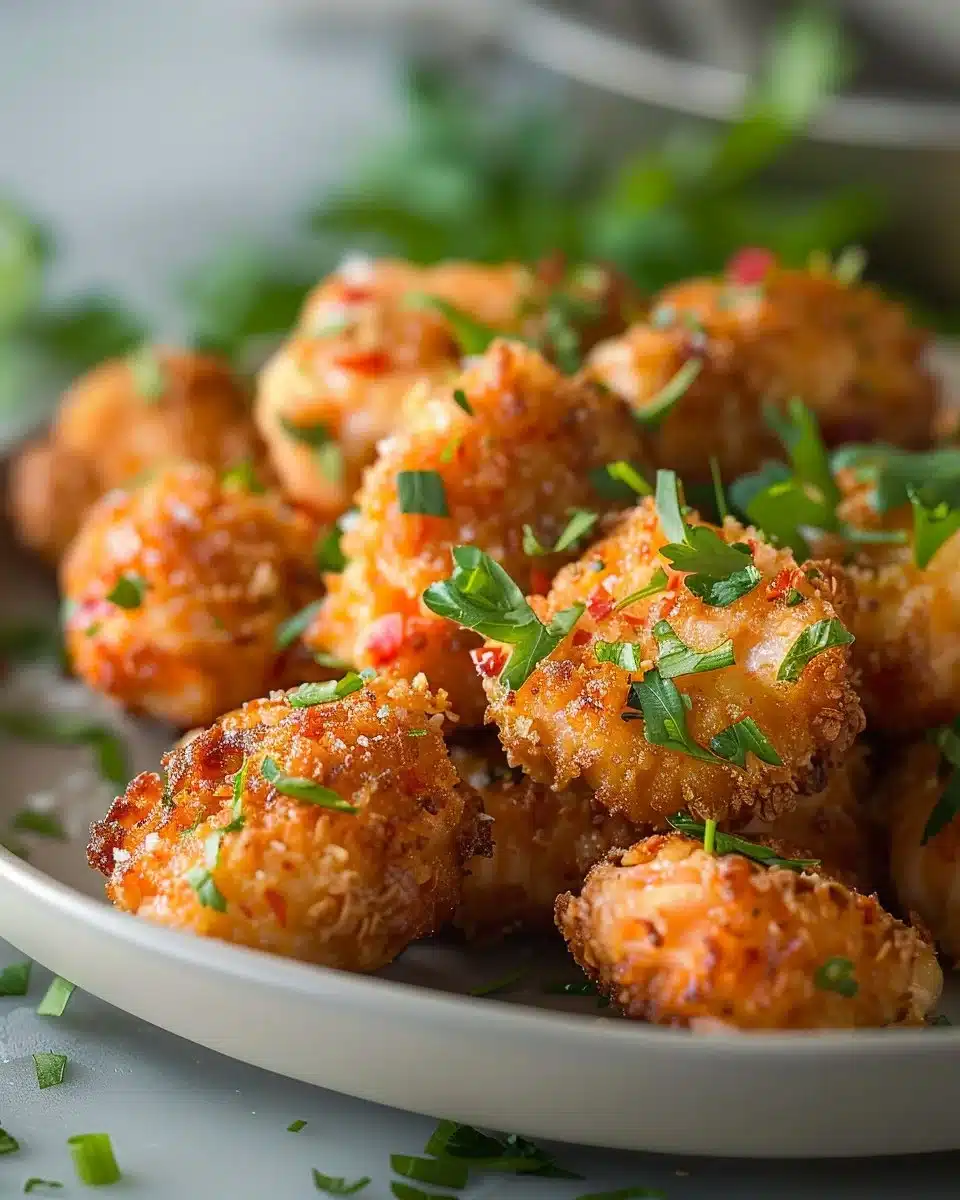 Crispy Bang Bang Salmon Bites