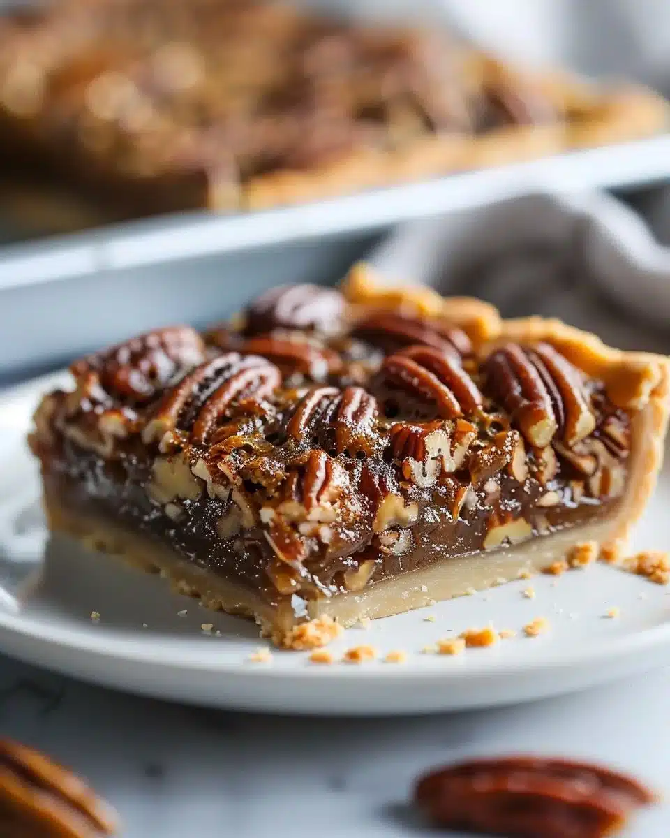 Easy Lazy Girl Pecan Pie Bars For The Perfect Dessert