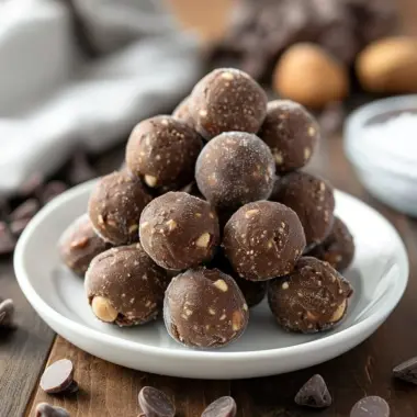 Frozen Greek yogurt peanut butter bites served in a bowl