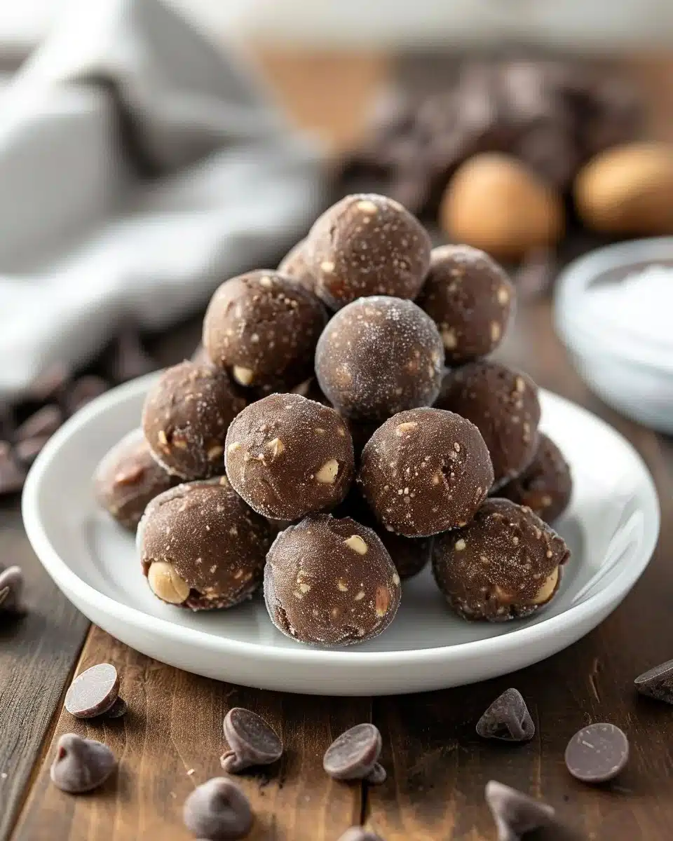 Frozen Greek Yogurt Peanut Butter Bites