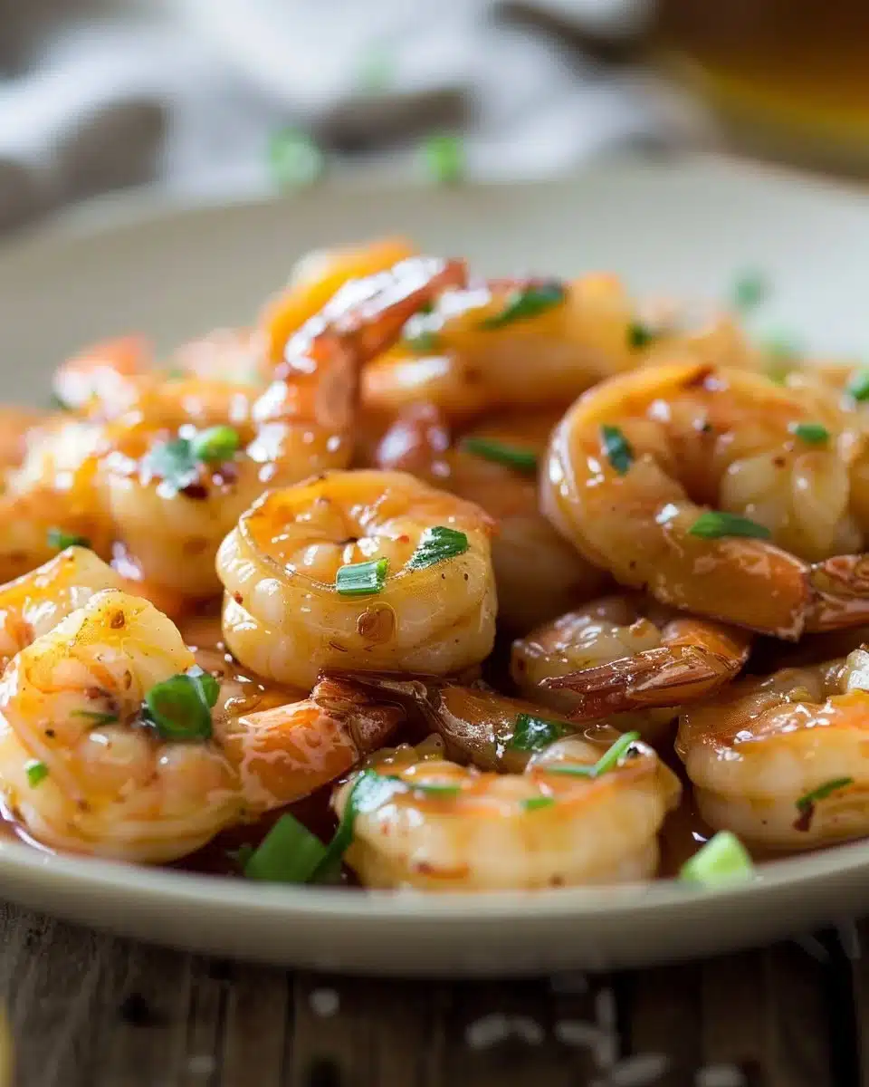 High-Protein Honey Garlic Shrimp