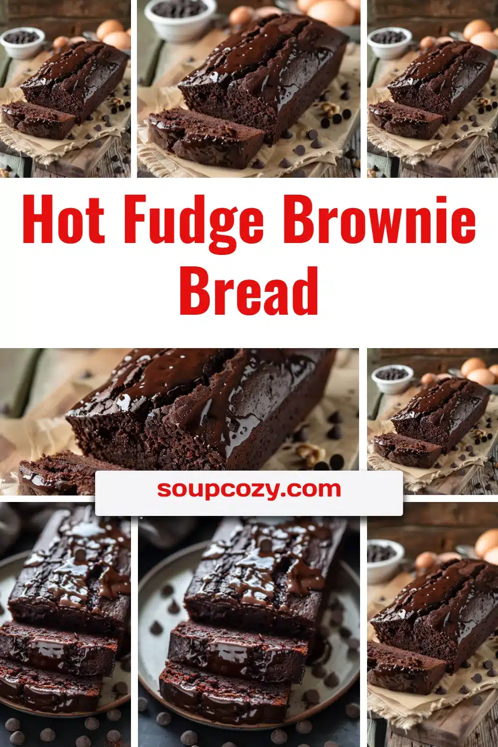 Hot Fudge Brownie Bread
