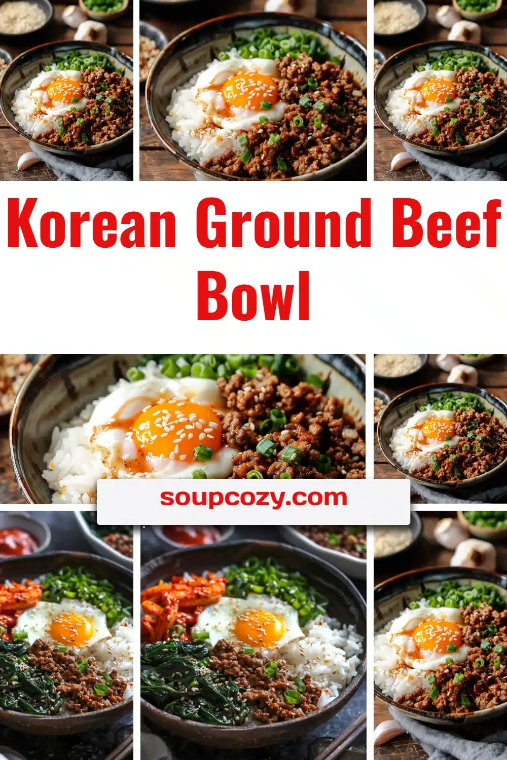 Korean Ground Beef Bowl