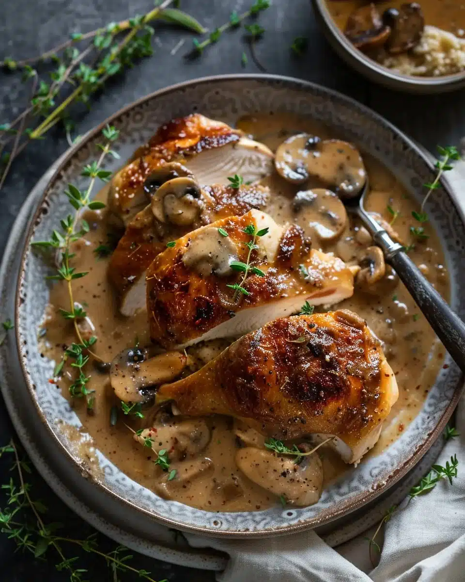 Slow Cooker Chicken and Gravy