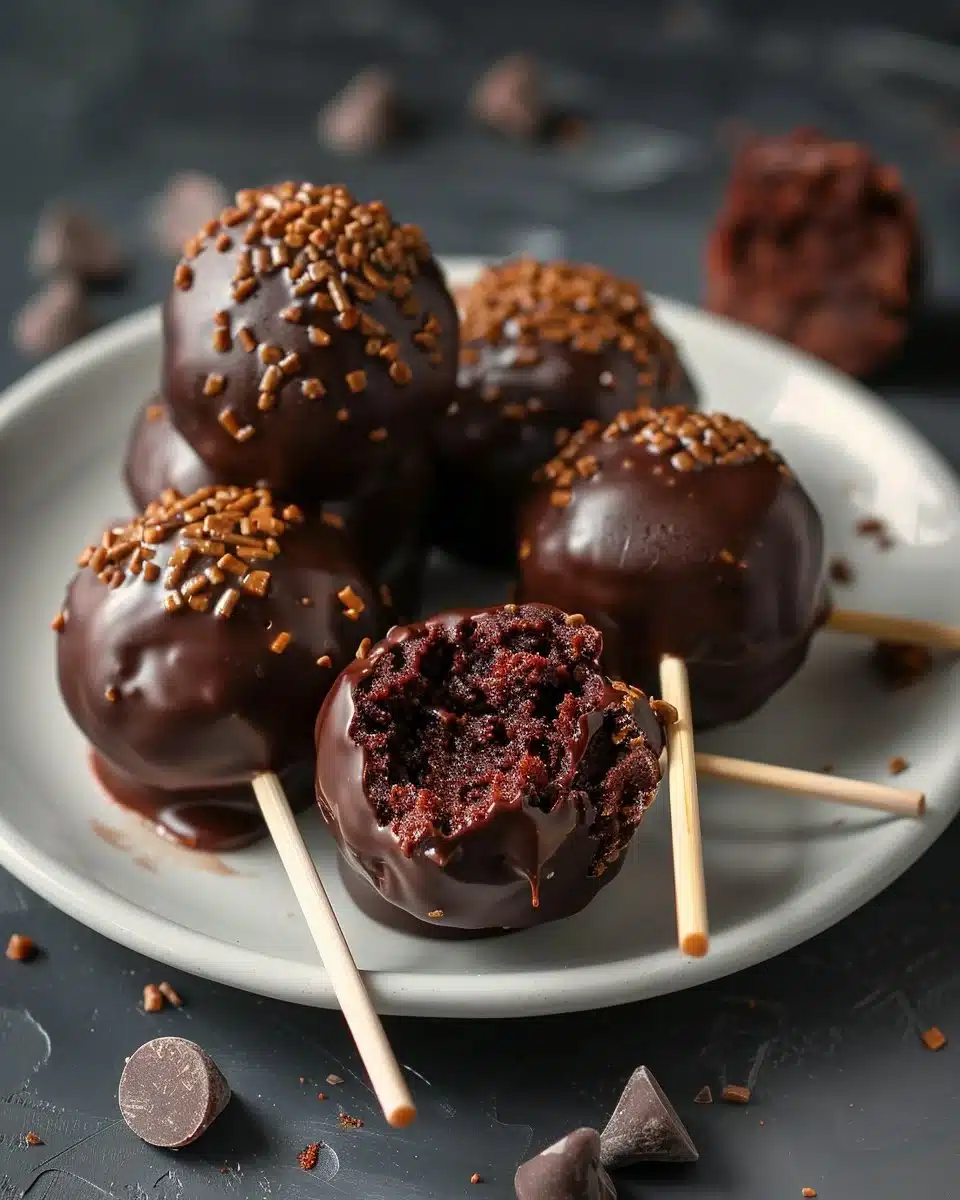 Starbucks Copycat Chocolate Cake Pops