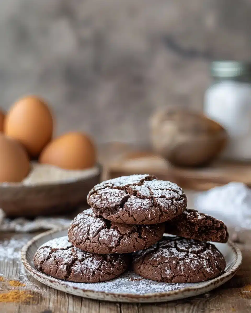The BEST Chocolate Crinkle Cookies Recipe