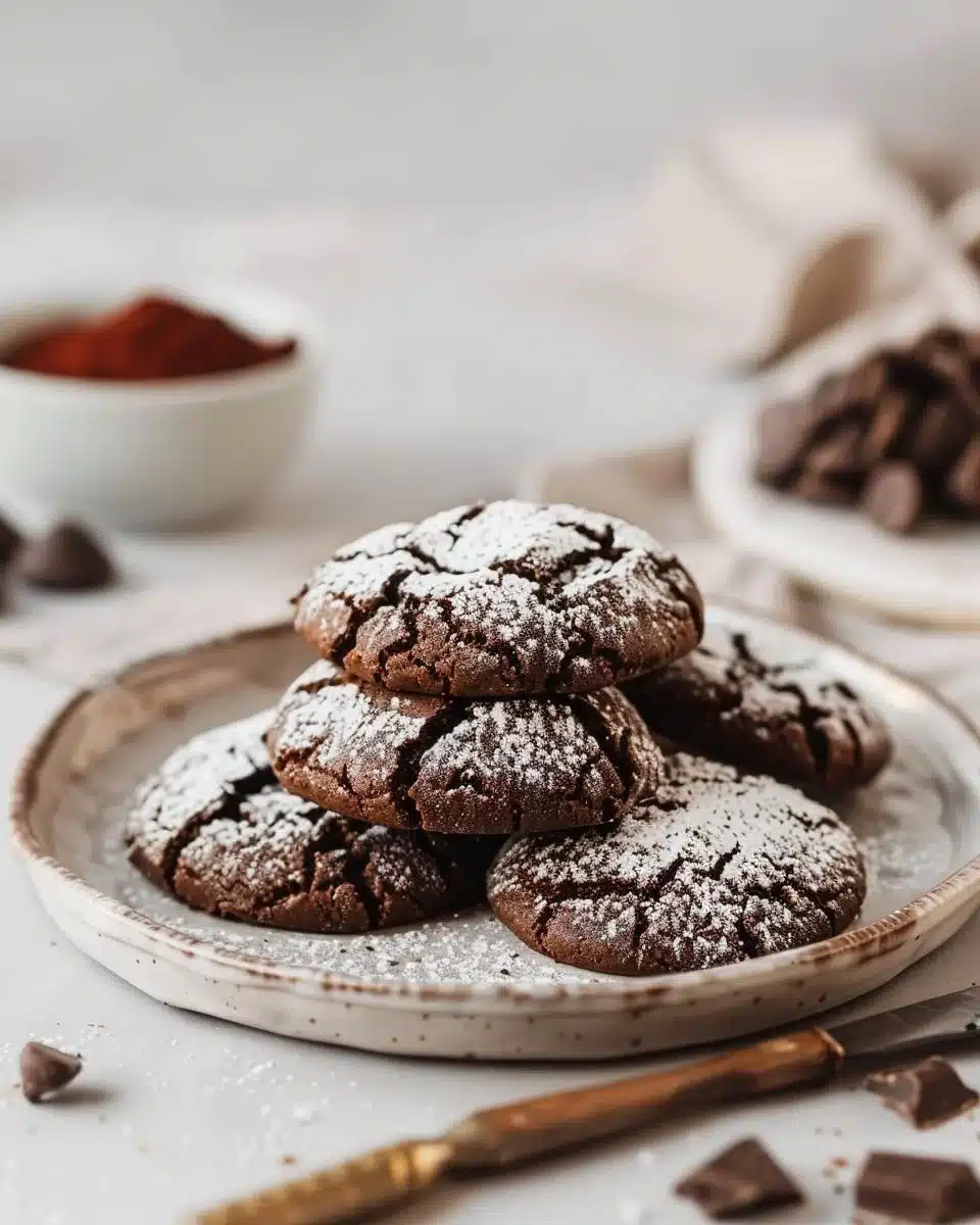 The BEST Chocolate Crinkle Cookies Recipe