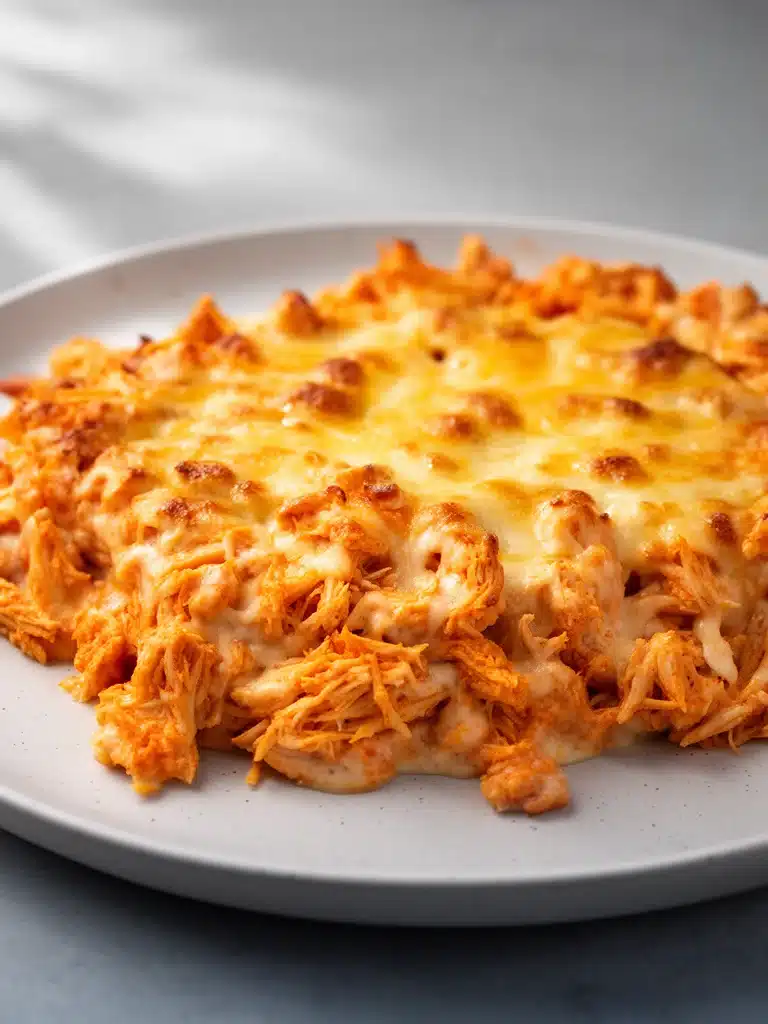 Buffalo Chicken Cheese Bake