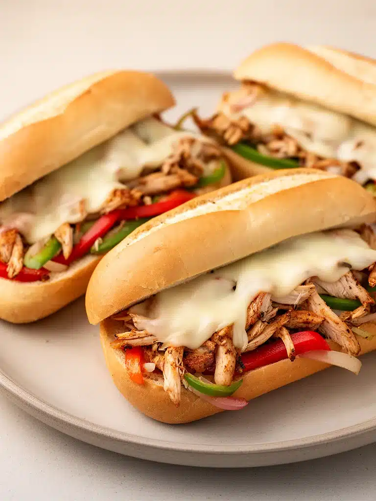 Chicken Philly Cheese Steaks
