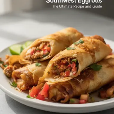 Delicious homemade Southwest Eggrolls inspired by Chilis recipe.