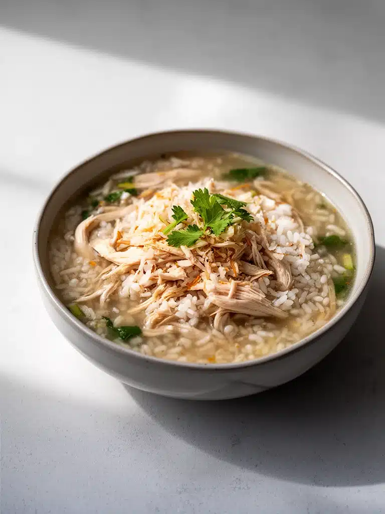 Coconut Chicken Brothy Rice: A Cozy One-Pot Delight!