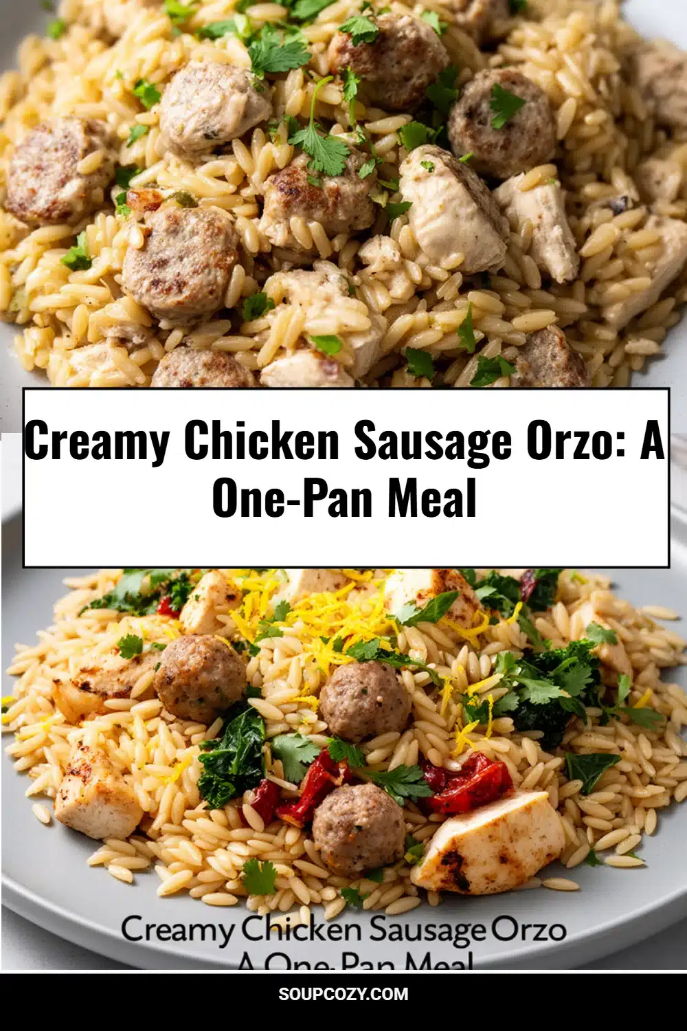 Creamy Chicken Sausage Orzo: A One-Pan Meal