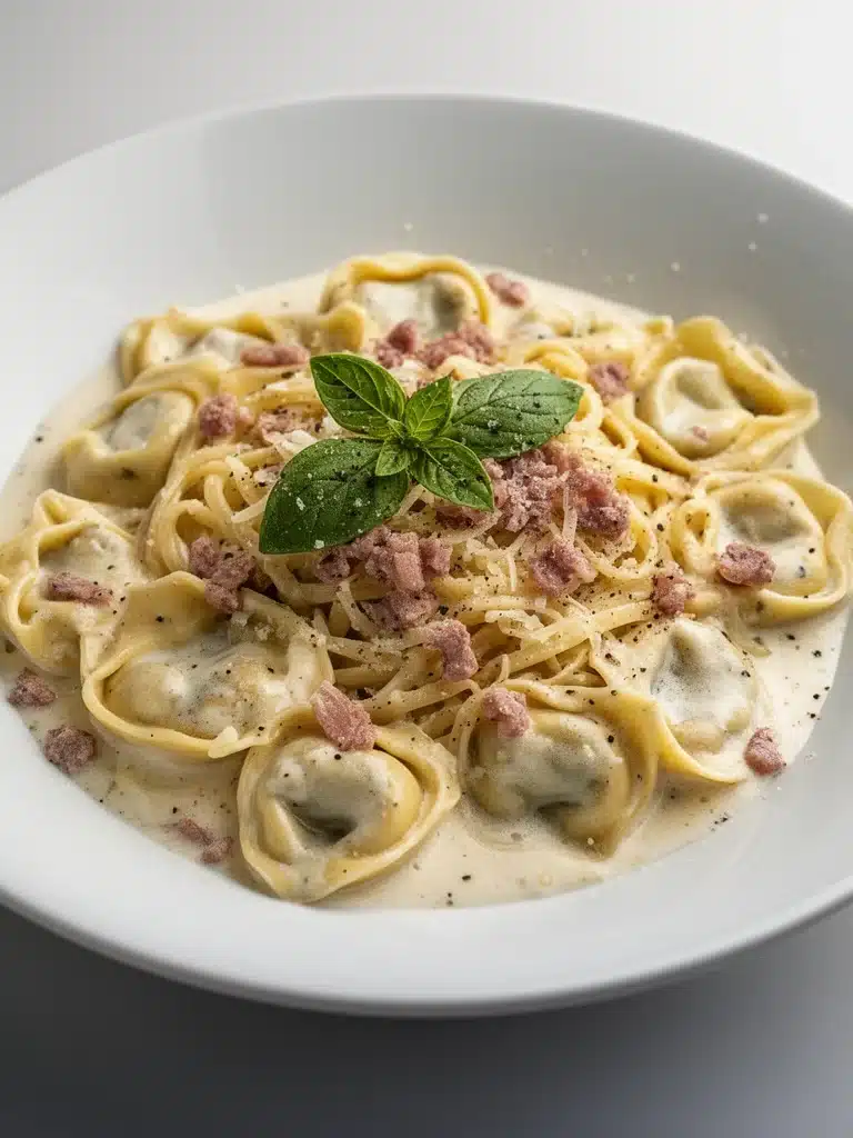 Creamy Tortellini Carbonara