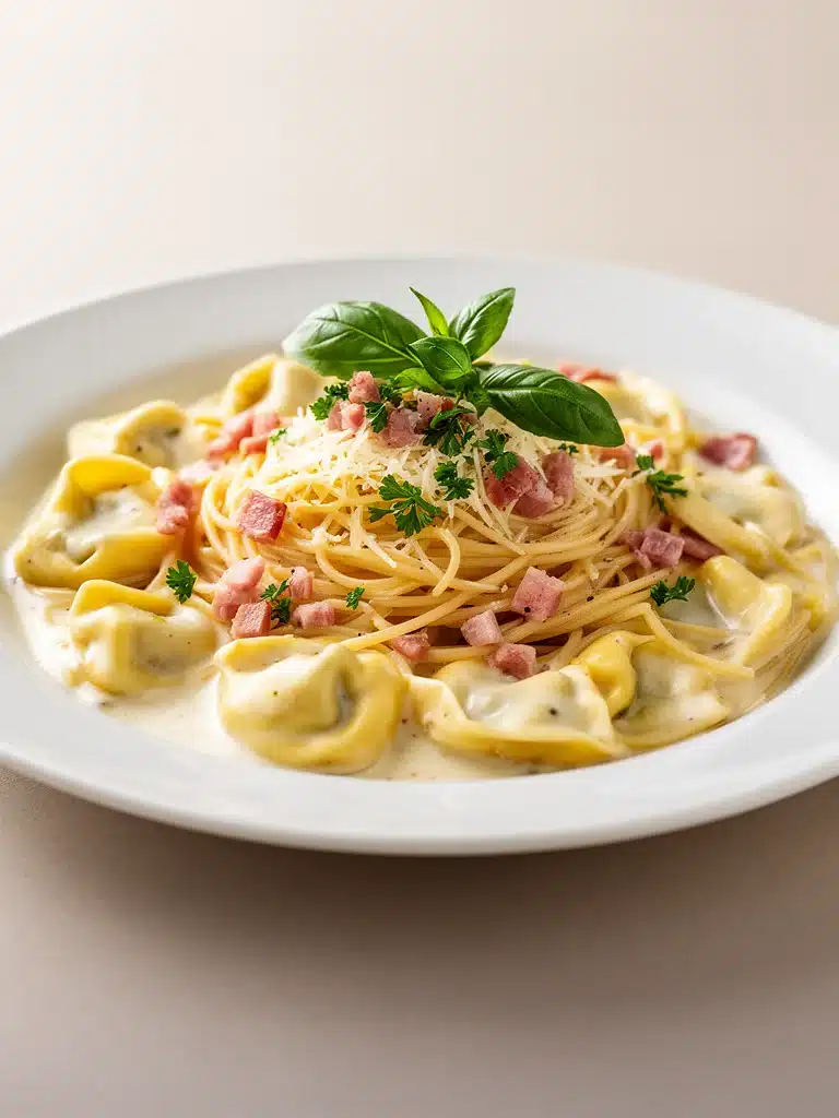 Creamy Tortellini Carbonara