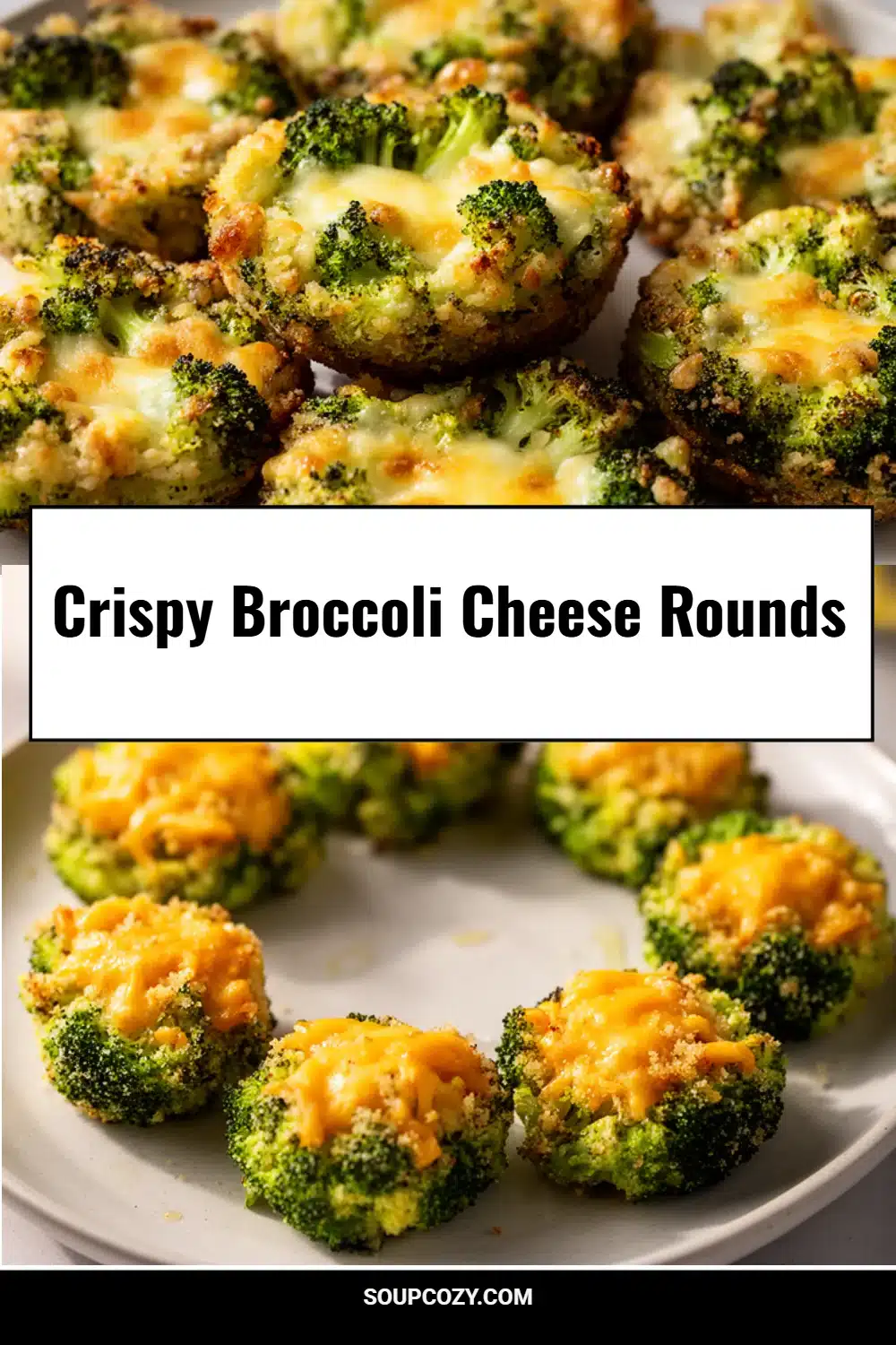 Crispy Broccoli Cheese Rounds