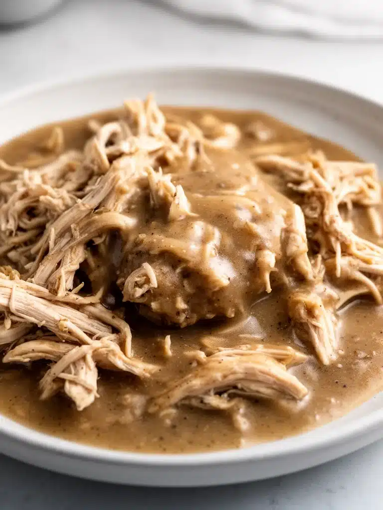 Crockpot Chicken and Gravy