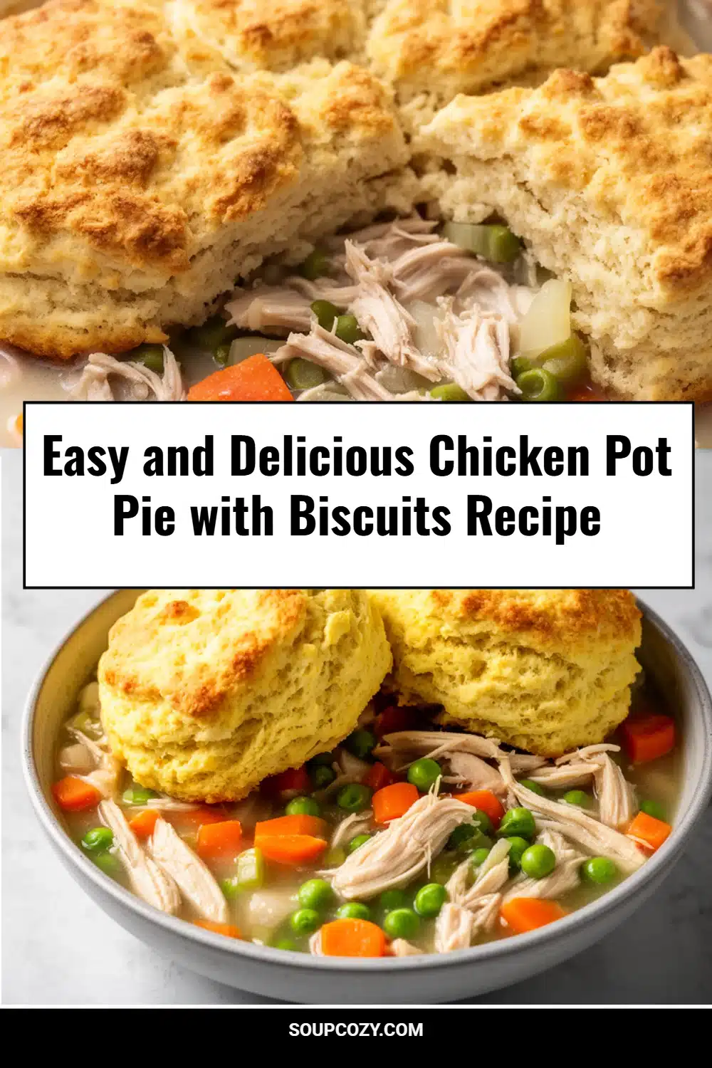 Easy and Delicious Chicken Pot Pie with Biscuits Recipe