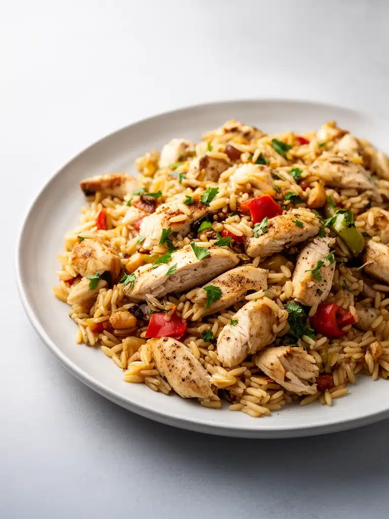 Flavorful Mediterranean Chicken Orzo Recipe For A Healthy Dinner