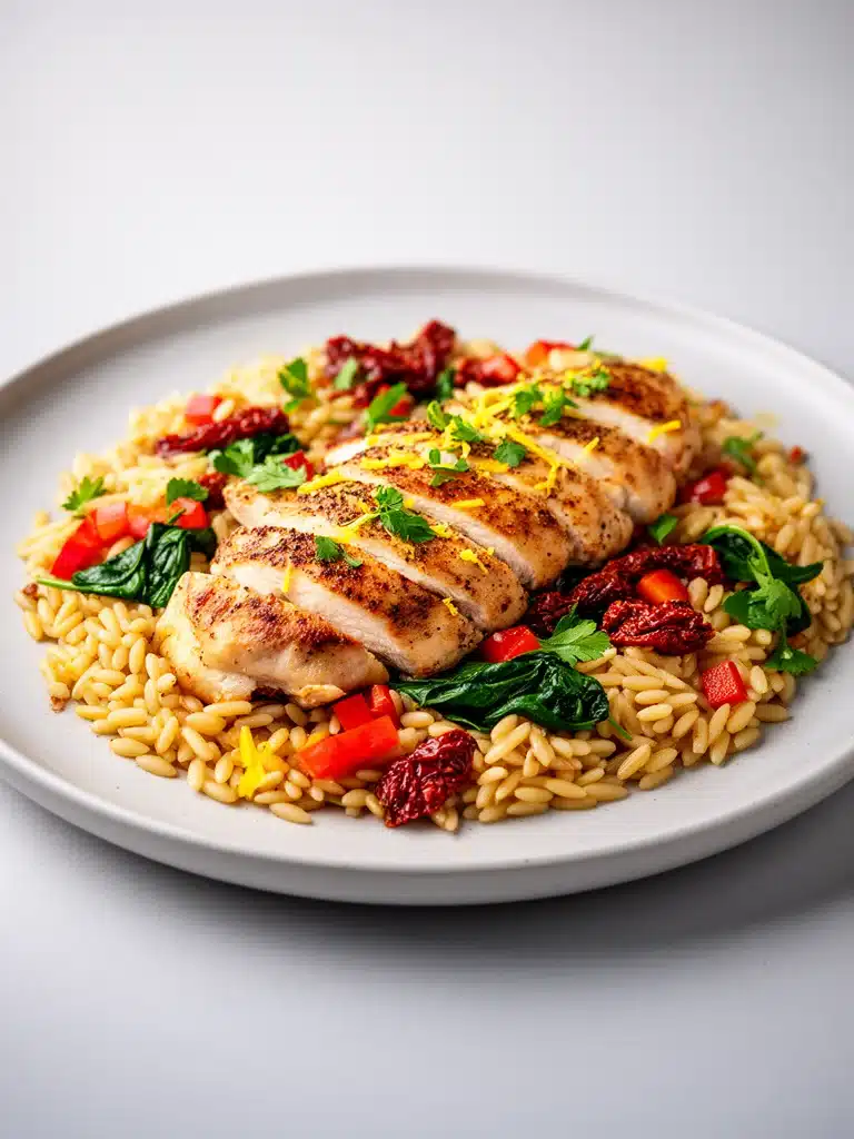 Flavorful Mediterranean Chicken Orzo Recipe For A Healthy Dinner