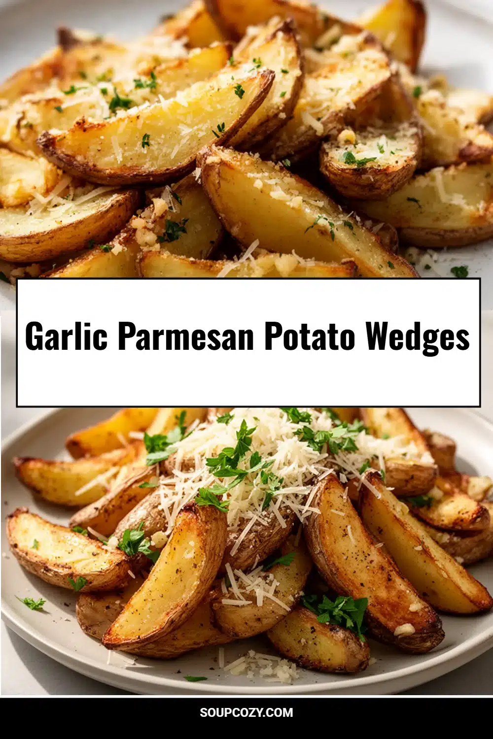 Garlic Parmesan Potato Wedges