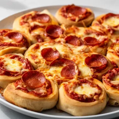 High protein pepperoni pizza rolls, a delicious and nutritious snack
