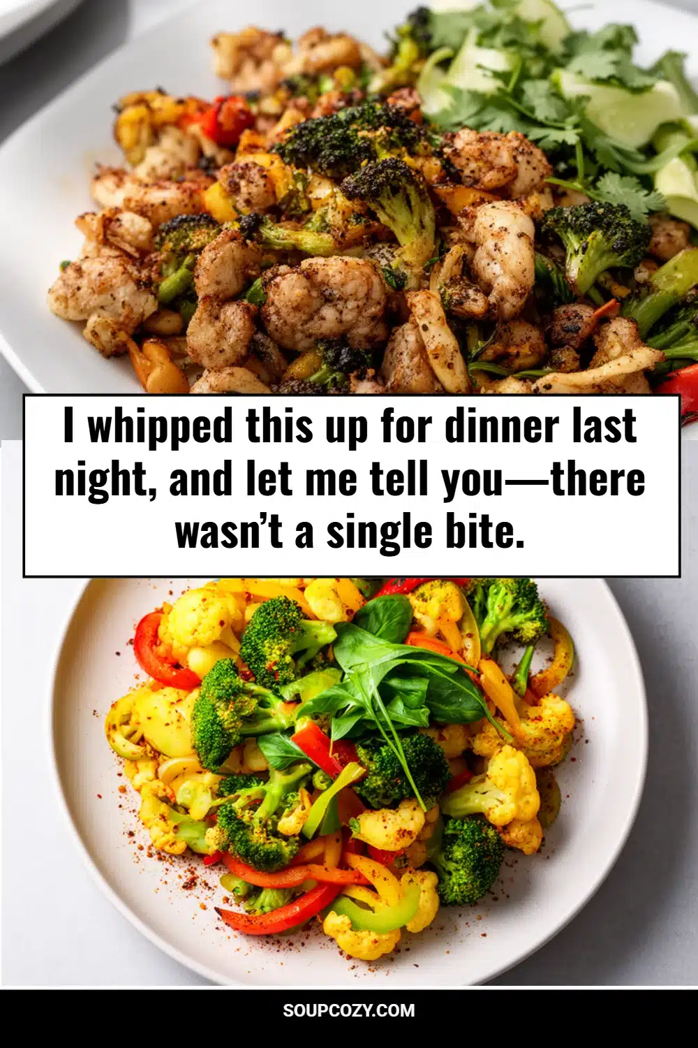 I whipped this up for dinner last night, and let me tell you—there wasn’t a single bite.