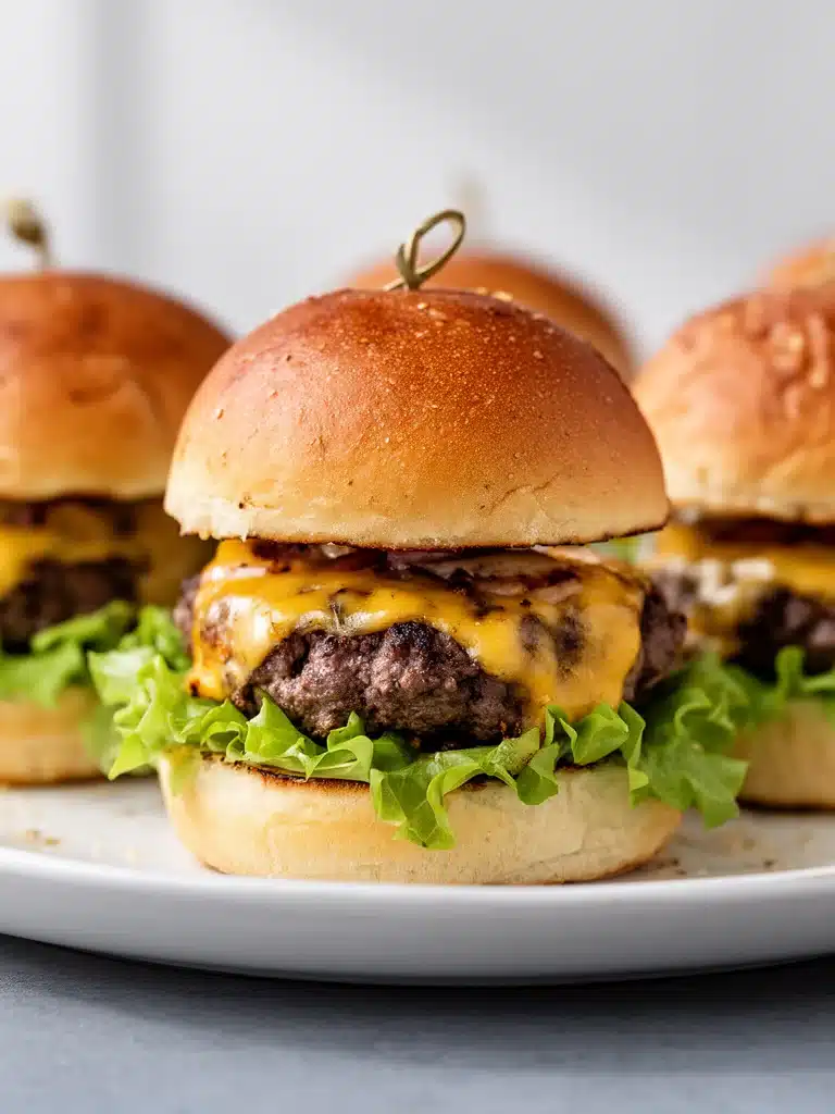 Juicy Cheeseburger Sliders
