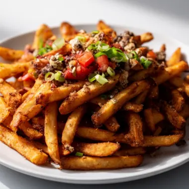 Delicious Louisiana Voodoo Fries inspired by Wingstop recipe