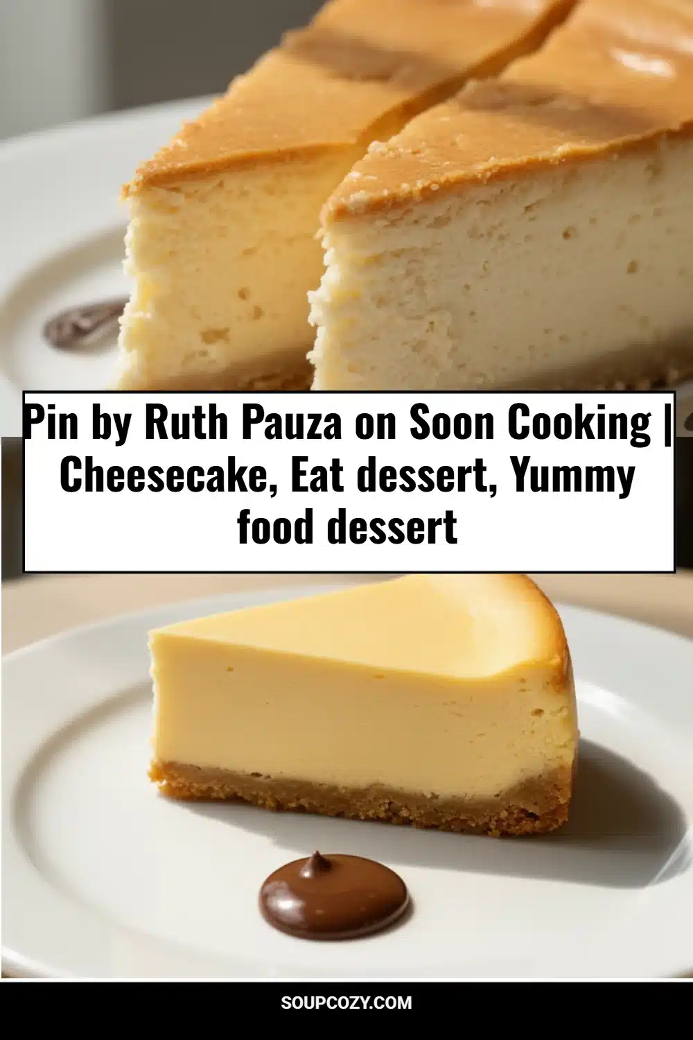 Pin by Ruth Pauza on Soon Cooking | Cheesecake, Eat dessert, Yummy food dessert