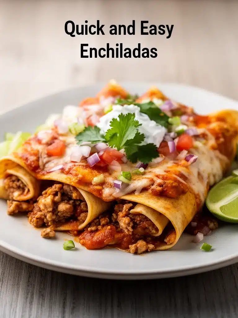Quick and Easy Enchiladas