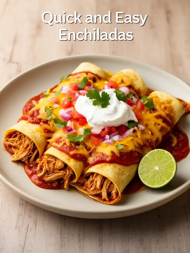 Quick and Easy Enchiladas