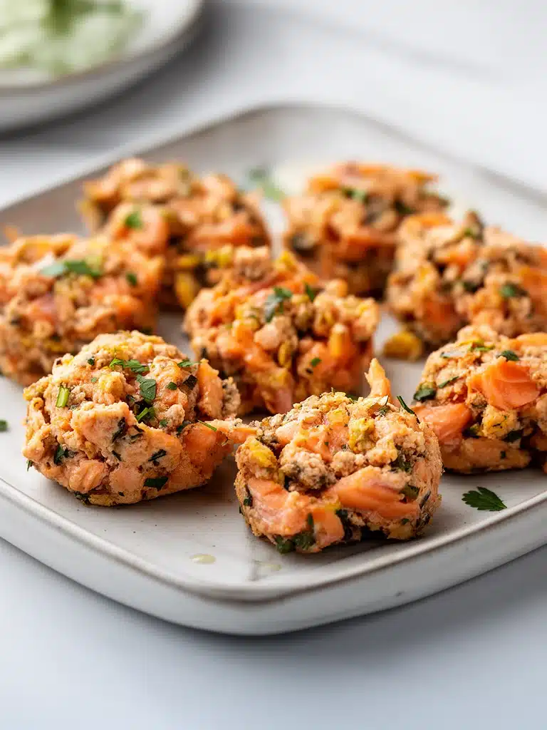 Salmon protein bites