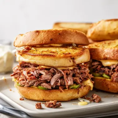 Delicious South Carolina Bird Dog Sandwiches served with toppings and sides.