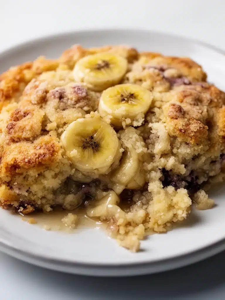 Southern Banana Cobbler